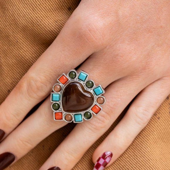 paparazzi Jewelry - Desertscape Decadence - Brown Ring